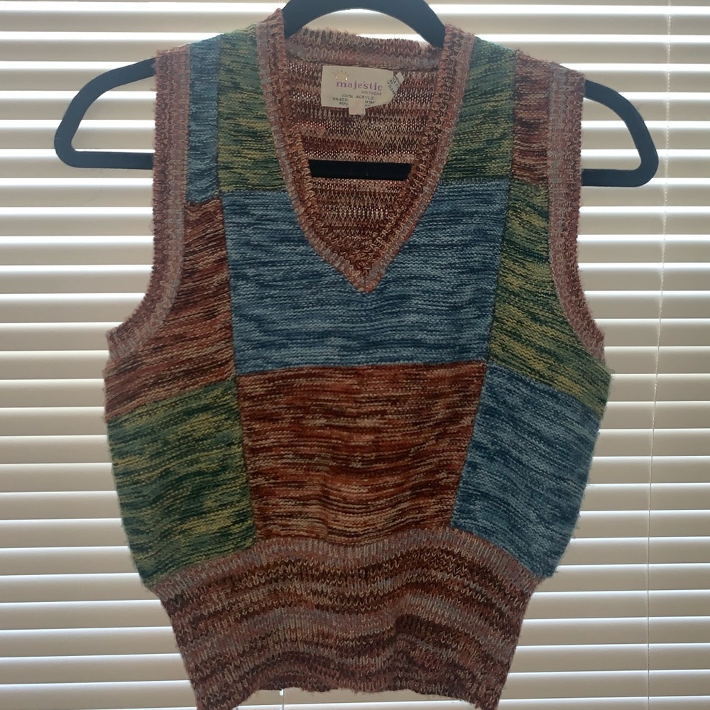 Vintage Sweater Pullover Vest
